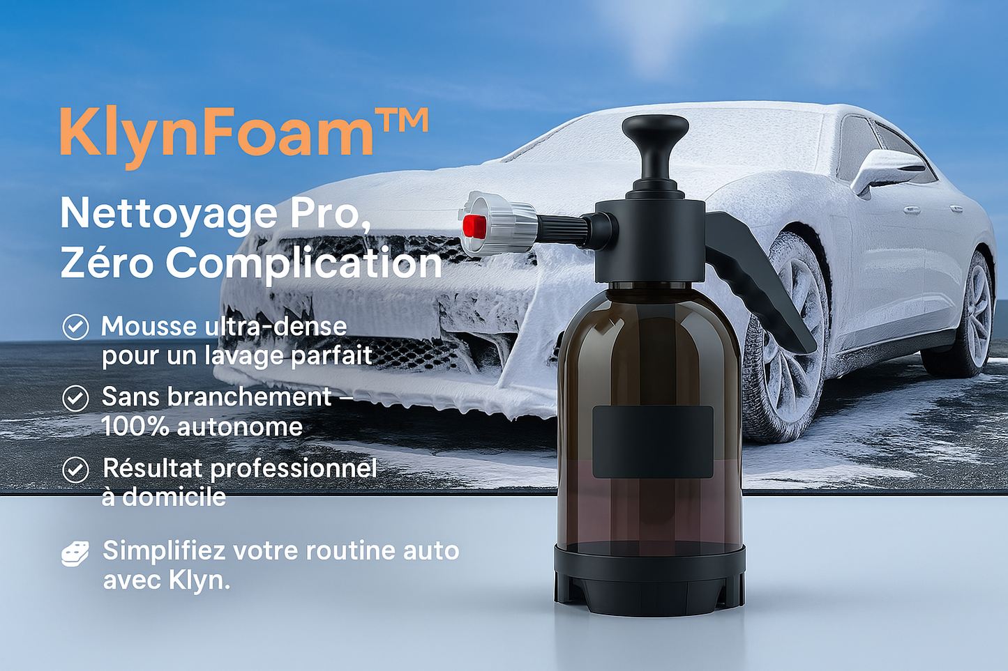 🧼 Pulvérisateur de mousse (KlynFoam)